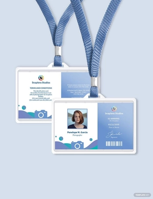 Creative Photographer ID Card Template