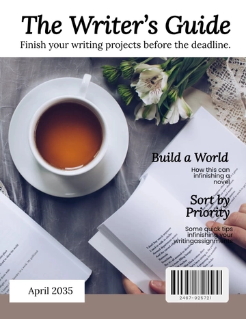 Free Simple Zine Template to Edit Online