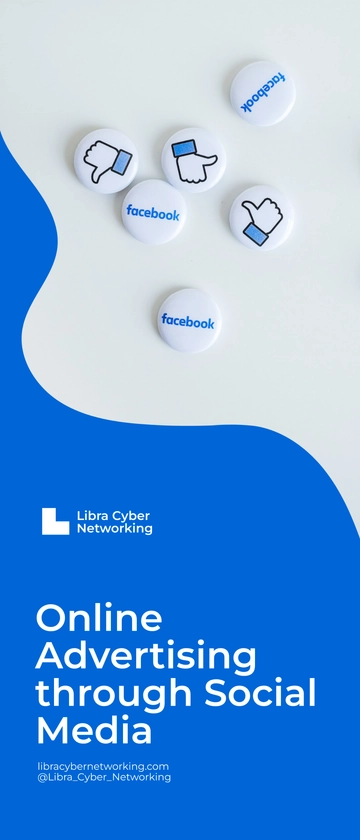Free Facebook Marketing Roll Up Banner Template to Edit Online