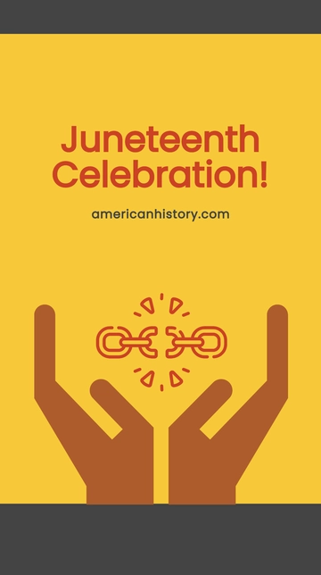 Free Juneteenth Celebration Whatsapp Post Template to Edit Online