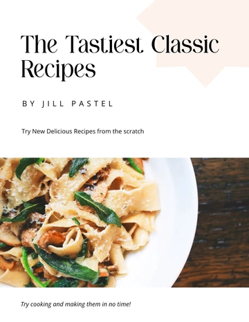 Free Recipe eBook Template to Edit Online