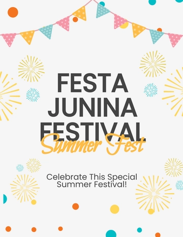 Free Festa Junina Festival Flyer Template to Edit Online