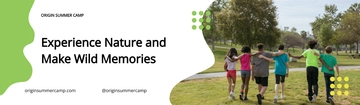 Free Summer Camp Billboard Template to Edit Online
