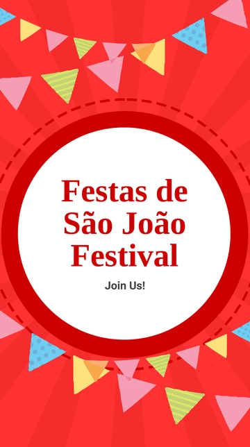 Free Festa junina Celebration Whatsapp Post Template to Edit Online