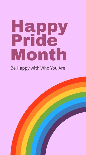 Free Happy Pride Month Whatsapp Post Template to Edit Online