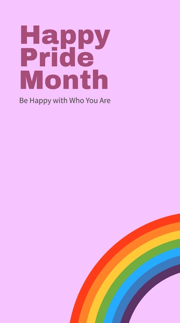 Free Happy Pride Month Snapchat Geofilter Template to Edit Online