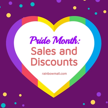 Free Pride Month Sale Instagram Post Template to Edit Online