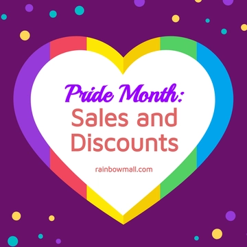 Free Pride Month Sale Linkedin Post Template to Edit Online