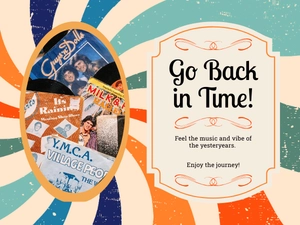 Free Retro Ecard Template to Edit Online