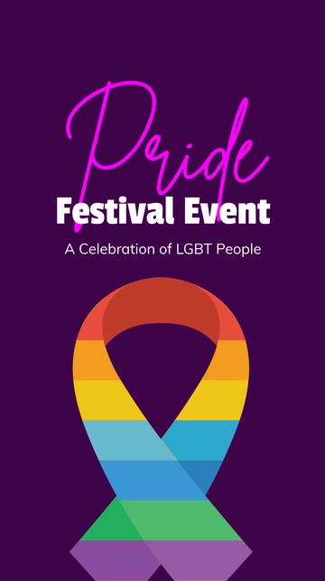 Free Pride Month Celebration Whatsapp Post Template to Edit Online