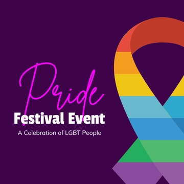 Free Pride Month Celebration Linkedin Post Template to Edit Online