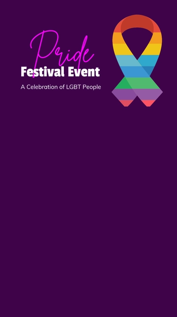 Free Pride Month Celebration Snapchat Geofilter Template to Edit Online