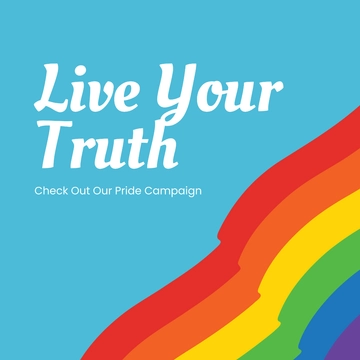 Free Pride Campaign Instagram Post Template to Edit Online