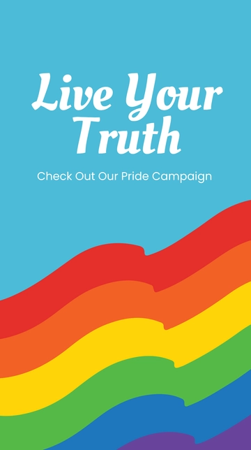 Free Pride Campaign Instagram Story Template to Edit Online