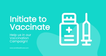 Free Vaccine Campaign Facebook Post Template to Edit Online