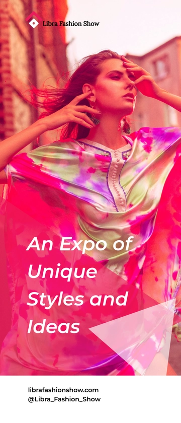 Free Fashion Outdoor Roll Up Banner Template to Edit Online