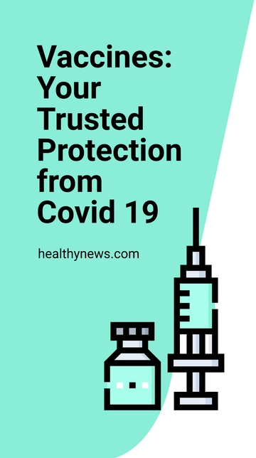 Free Covid 19 Vaccine Ad Whatsapp Post Template to Edit Online