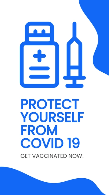 Free Covid 19 Vaccine Available Instagram Story Template to Edit Online