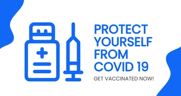 Free Covid 19 Vaccine Available Facebook Post Template to Edit Online