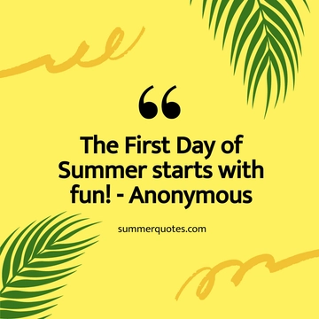 Free First Day of Summer Quote Linkedin Post Template to Edit Online