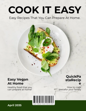 Free Recipe Zine Template to Edit Online