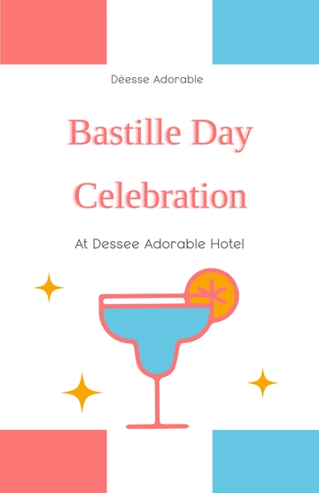 Free French Bastille Day Poster Template to Edit Online Free French Bastille Day Poster Template to Edit Online