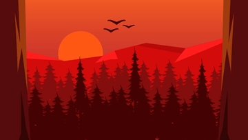 Free Red Nature Background Template to Edit Online