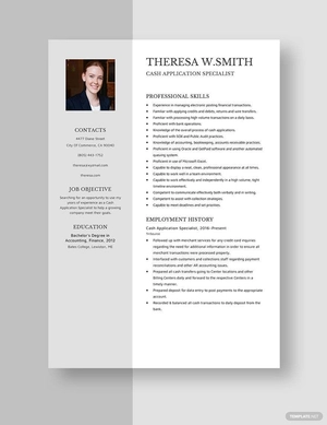 Cash Application Specialist Resume