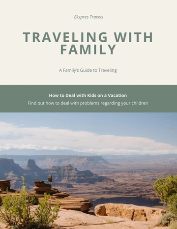 Free Travel Guide eBook Template to Edit Online