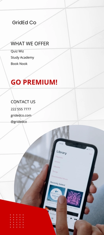 Free Creative Mobile Apps Rack Card Template to Edit Online
