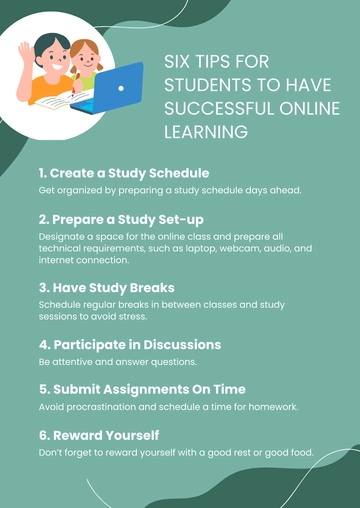 Free Simple School Infographic Template to Edit Online