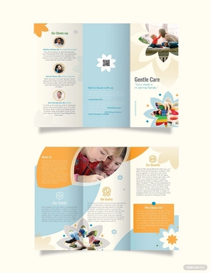 Babysitting Tri-Fold Brochure Template Babysitting Tri-Fold Brochure Template