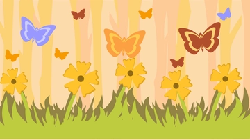 Free Butterfly Nature Background Template to Edit Online