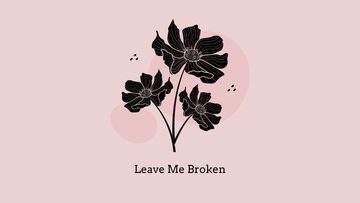 Free Black Flower Wallpaper Template to Edit Online
