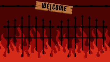 Free Hell Fire Background Template to Edit Online