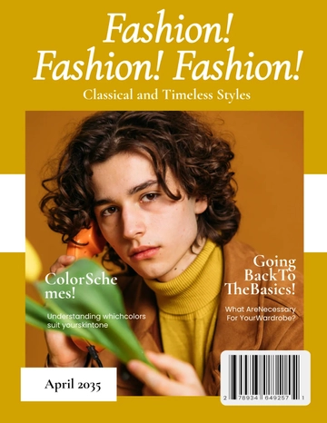 Free Clothing Zine Template to Edit Online