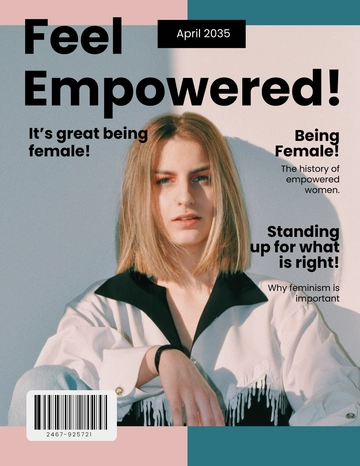 Free Feminist Zine Template to Edit Online