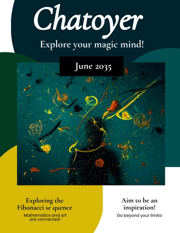 Free Creative Zine Template to Edit Online