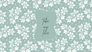 Free Flower Pattern Wallpaper Template to Edit Online