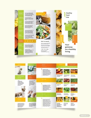 Health Nutrition Tri-Fold Brochure Template Health Nutrition Tri-Fold Brochure Template
