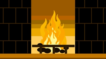 Free Warm Fire Background Template to Edit Online