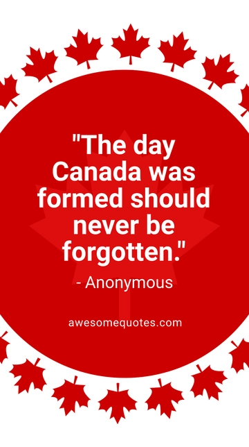Free Canada Day Quote Whatsapp Post Template to Edit Online