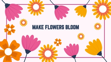 Free Flower Computer Wallpaper Template to Edit Online