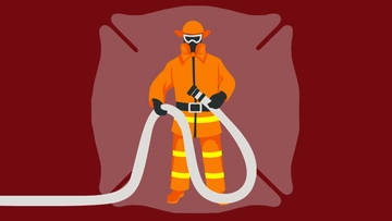 Free Fire Fighter Background Template to Edit Online