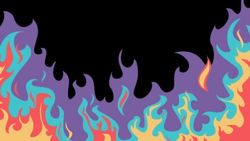 Free Rainbow Fire Background Template to Edit Online