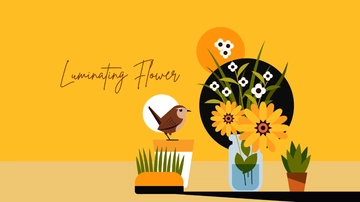 Free Bright Flower Wallpaper Template to Edit Online