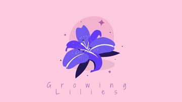 Free Lily Flower Wallpaper Template to Edit Online