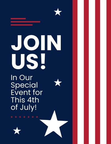 Free 4th Of July Event Flyer Template to Edit Online
