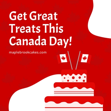 Free Canada Day Ad Linkedin Post Template to Edit Online