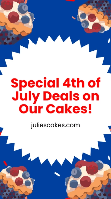 Free 4th Of July Ad Whatsapp Post Template to Edit Online